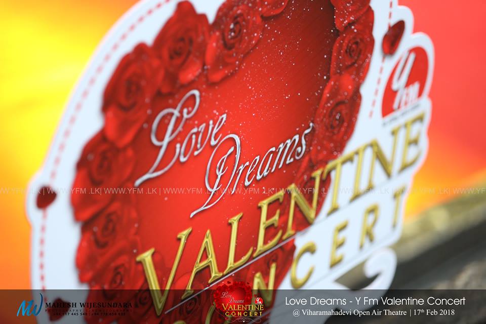 Love Dreams Y FM valentine concert at Viharamahadevi Open Air Theatre.